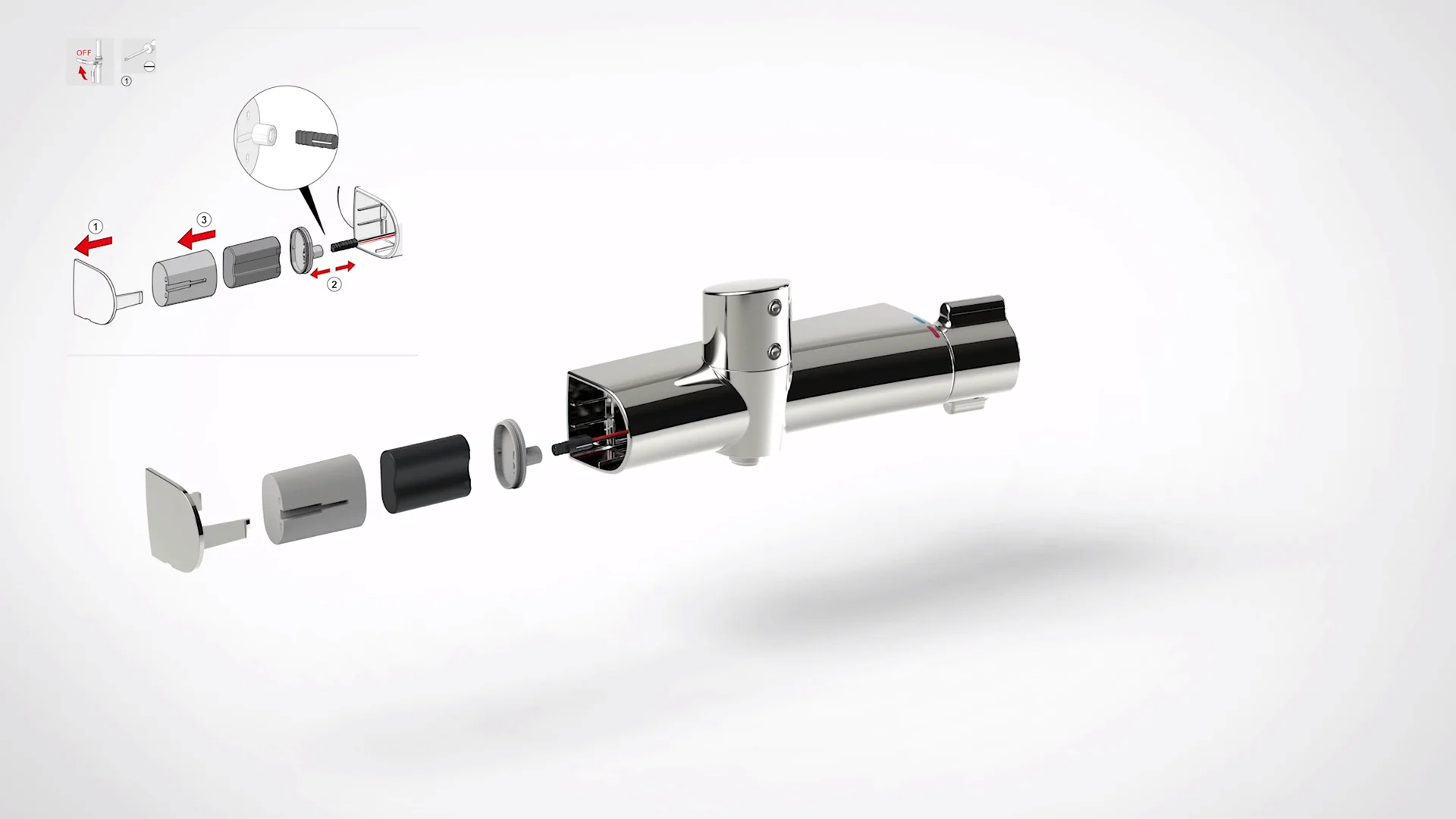 Clinica Touchless Thermostat - Changing Battery